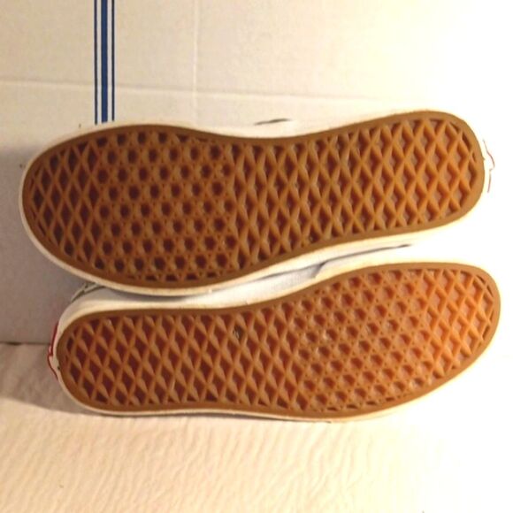 Vans Asher Checkerboard and Roses Ole Skool Low Top Canvas Slip On Sneak… - Picture 7 of 7